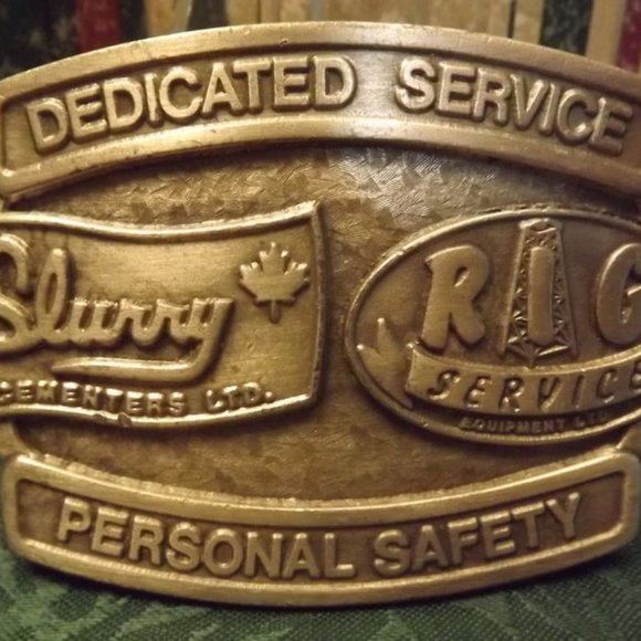 Vintage RIG Service Equipment Ltd. Belt Buckle - Picture 1 of 4